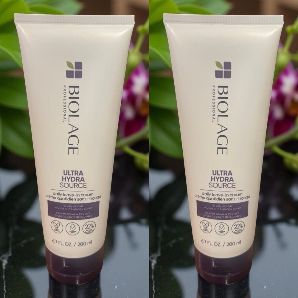 Biolage Ultra Hydra Source Daily Leave In Cream 6.7 oz_ 2 units